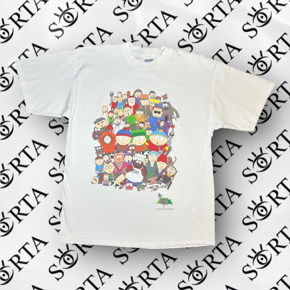 Vintage 1998 Comedy Central South Park Characters Short Sleeve T-Shirt Size L